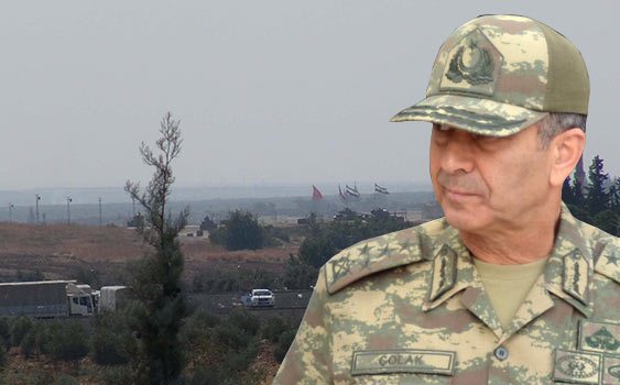 Kara Kuvvetleri Komutanı Suriye sınırında
