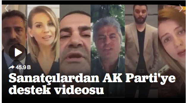 Yavuz Bingöl ve Şafak Sezer AKP’ye oy istiyor