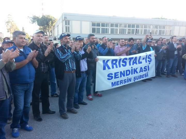 Boyun eğmeyen cam işçileri direnişin 2. gününde