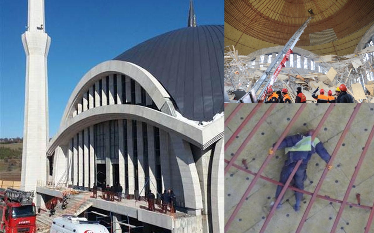 Cami inşaatında 4 buçuk saatlik ölüm kalım mücadelesi