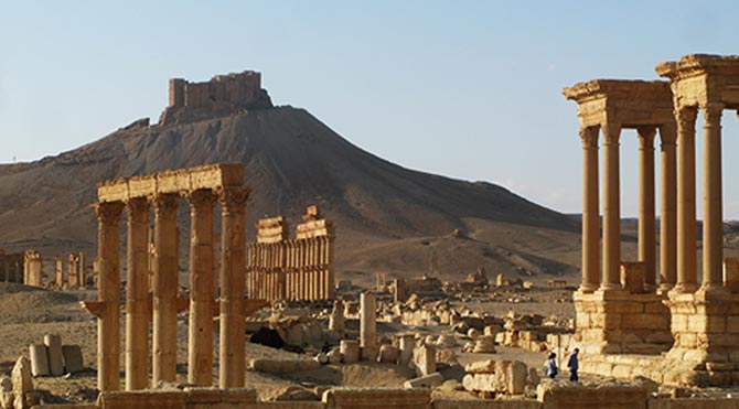 'Suriye ordusu, Palmira'daki tarihi alanı ele geçirdi' iddiası