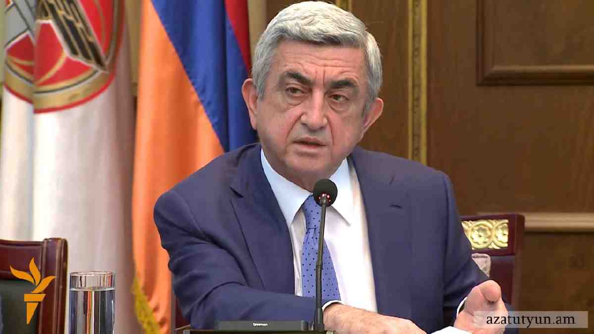Ermenistan Cumhurbaşkanı Sarkisyan: Her an savaş çıkabilir