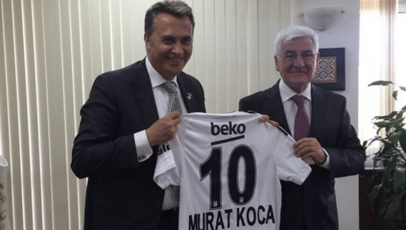 Beşiktaş Başkanı Orman'dan #Karaman Valisi'ne forma hediyesi!