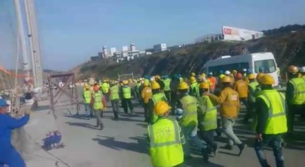 Erdoğan'ın işçilere verdiği söz de yalan... 3. köprü işçileri yine eylemde