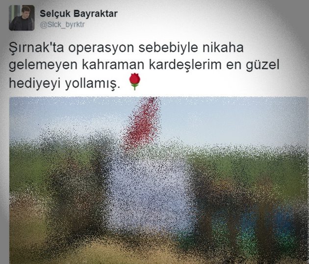 Erdoğan'ın özel harekatçılarından Damat Bey'e pankart