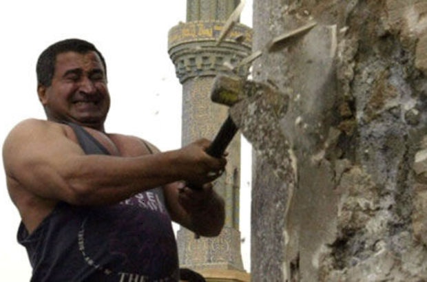 Saddam heykelini yıkan Iraklı: Elimde olsa yeniden dikerim