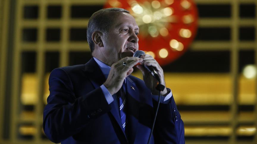 Erdoğan: Demokrasi nöbetlerine ara veriyoruz