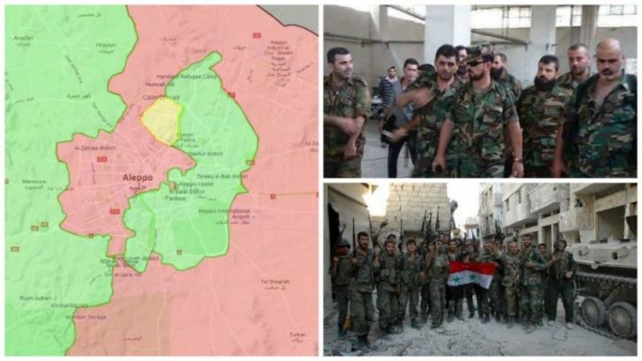 Halep'te son hamleye doğru: Suriye Ordusu kent merkezini kuşattı!