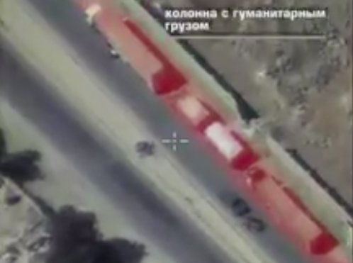 VİDEO | Rusya Halep'e giden konvoyun görüntülerini yayınladı