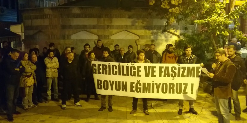 Maltepe'deki faşist saldırıya karşı basın açıklaması: Laikliğe saldırı AKP'nin OHAL düzeninin eseri