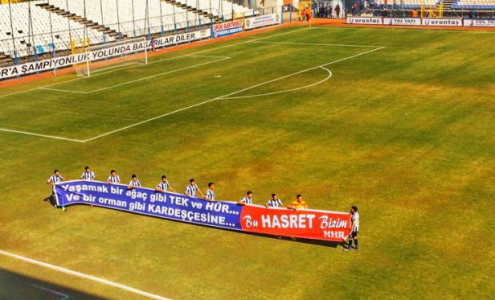 Fethiyesporlu futbolculardan Amedspor'a kardeşlik mesajı