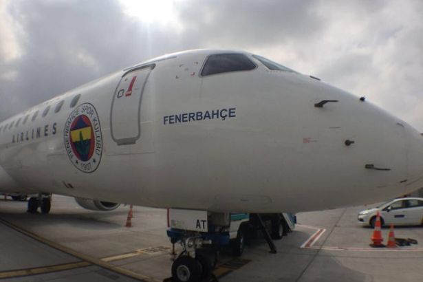 Fenerbahçe'nin uçağı zorunlu iniş yaptı!