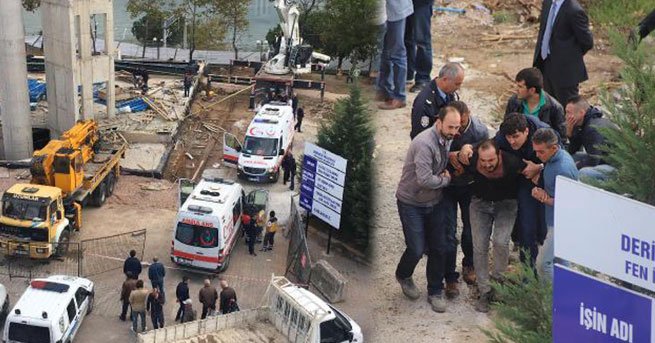 Kocaeli'nde vince bağlı sepetin 30 metreden yere düşmesi sonucu 2 işçi yaşamını yitirdi