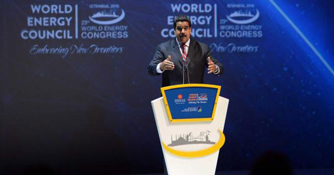 Maduro İstanbul'da konuştu: Doyumsuz emperyalist vampirlere karşı mücadele etmeliyiz