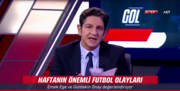 VİDEO | Spor spikeri Güntekin Onay'dan yandaş Sabah'a ağır eleştiri...