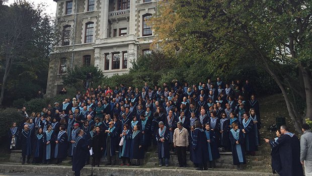 VİDEO HABER | Boğaziçi Üniversitesi'nde KHK protestosu