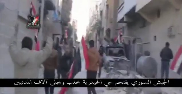 VİDEO | Halep'in doğusunda büyük sevinç: Ordu mahalleleri tek tek geri alıyor