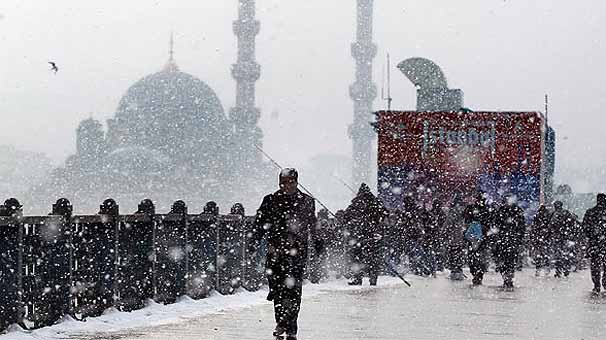 İstanbul'da kar yağışı için tarih verildi