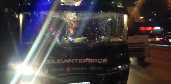 Gaziantepspor kafilesi kaza yaptı