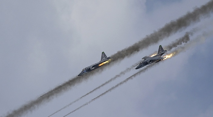 Rus savaş uçaklarından TSK'ya destek