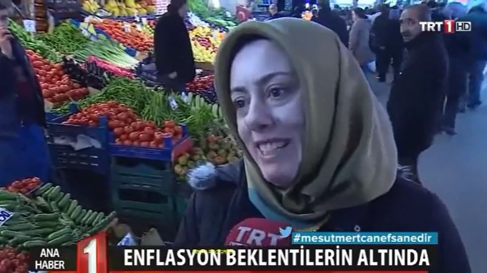 VİDEO | Bu da TRT'nin çarşı pazarı: Her şey çok ucuz, yüzler gülüyor...
