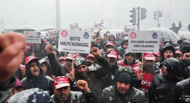İzmir'de 195 işçi greve başladı