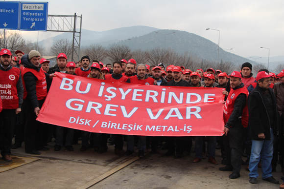 AKP metal işçilerinin grevini “Milli güvenlik” bahanesiyle yasakladı!