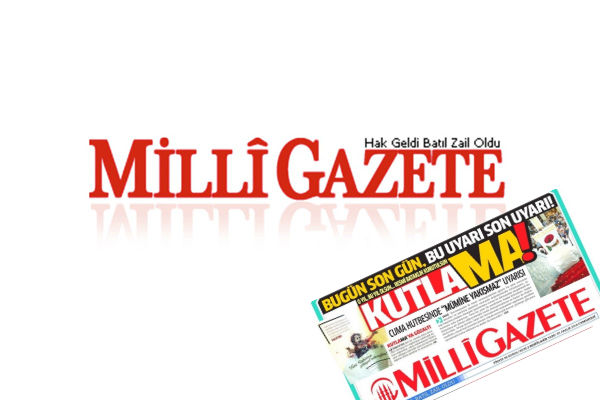 Adım adım katliama: Milli Gazete dün 