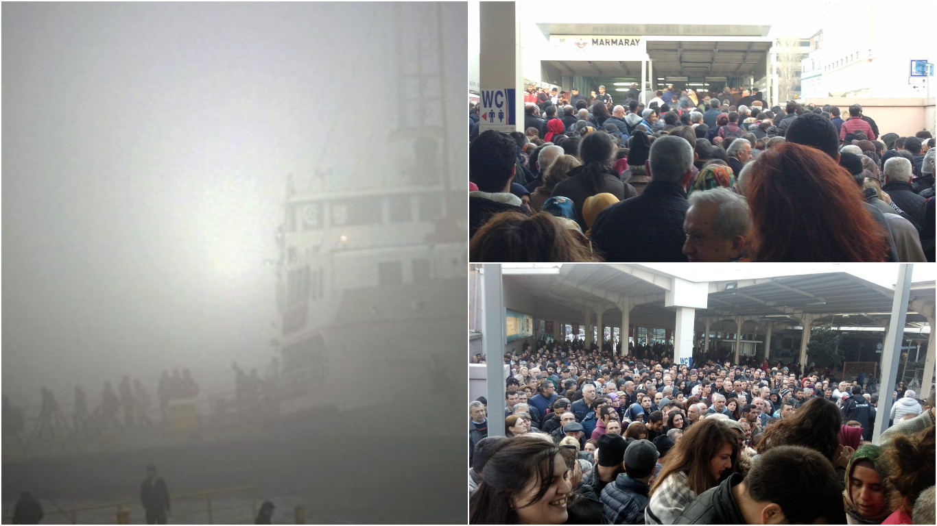İstanbul'da mesai çıkışı ulaşım kabusa döndü: Marmaray istasyonlarında dev kuyruklar...