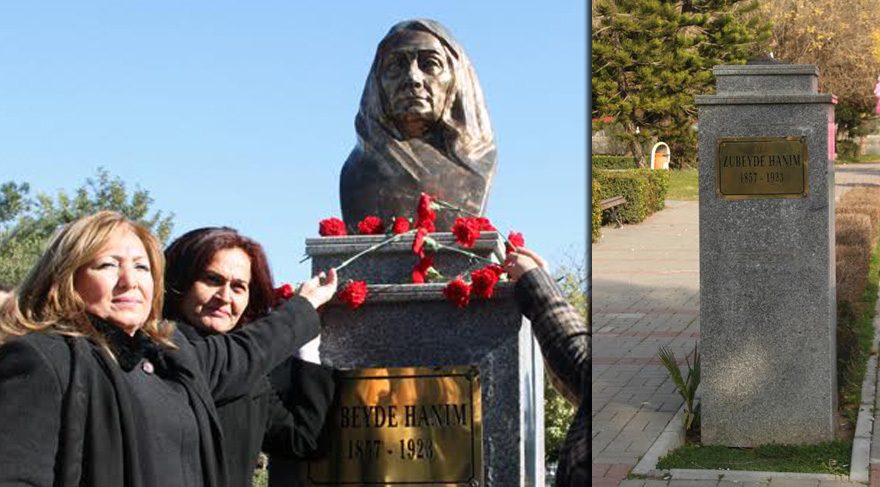 Adana'da Zübeyde Hanım anıtına saldırı