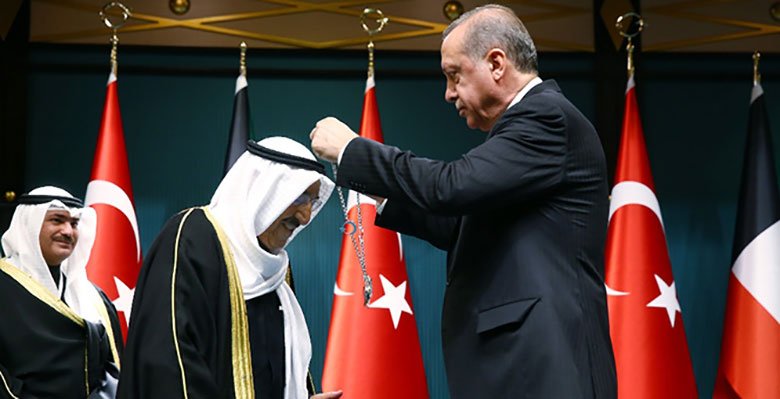 Erdoğan'dan Kuveyt Emiri'ne devlet nişanı: 