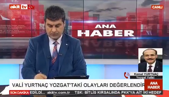 VİDEO | Yozgat Valisi Akit'in TV'sine konuştu, Sinan Oğan'a saldırıya 