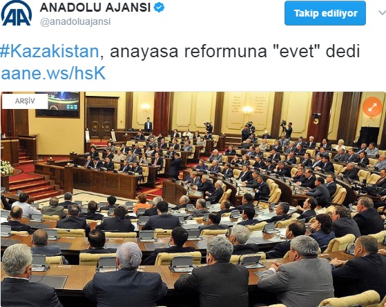 Anadolu Ajansı'ndan yalnız başlık okuyup geçenler için 'Evet' haberi