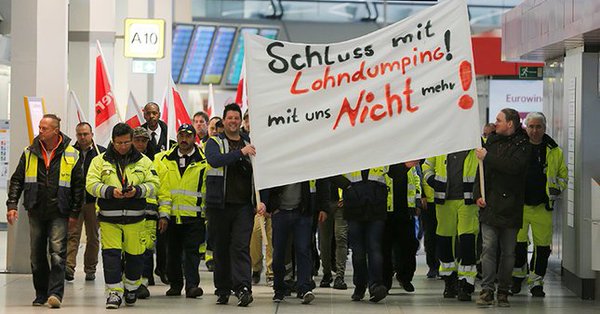 Berlin'de büyük grev: Yüzlerce uçuş iptal edildi