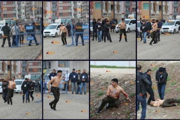 Diyarbakır'da polisin vurduğu gencin kare kare vurulma anı ortaya çıktı