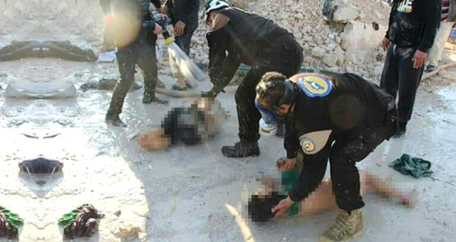 Cihatçıların İdlib'deki kimyasal silah yalanları