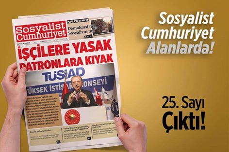 Sosyalist Cumhuriyet gazetesinin 25. sayısı