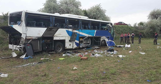 Ankara'da otobüs kazası: 8 ölü
