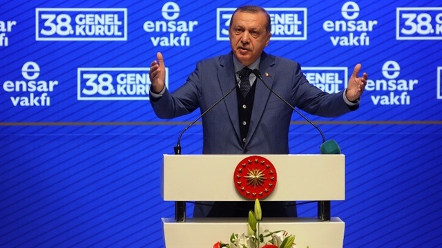Erdoğan malum vakfın kürsüsünde: Ensar Vakfı gibi STK'lar ilim, irfan ve ahlak abidesi bir nesil ortaya koymalı
