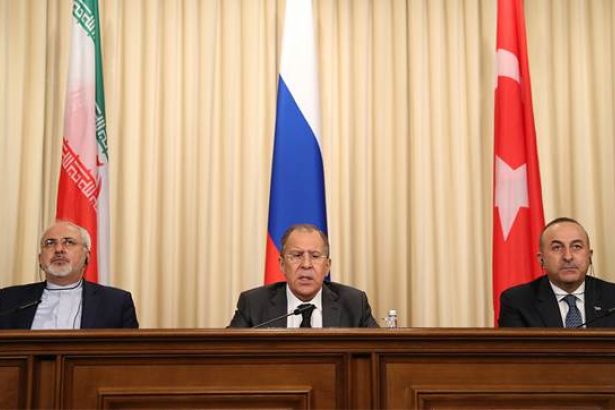 Rusya, Türkiye ve İran'dan Suriye ile ilgili ortak deklarasyon