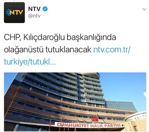 NTV'den çok konuşulacak Berberoğlu paylaşımı