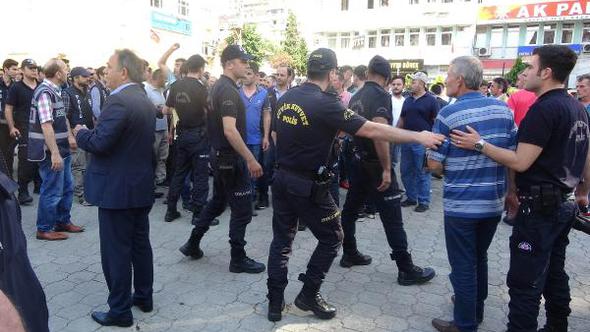 Rize'de AKP provokasyonu