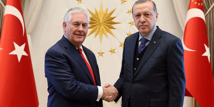 ABD Dışişleri Bakanı Tillerson Türkiye'ye geldi