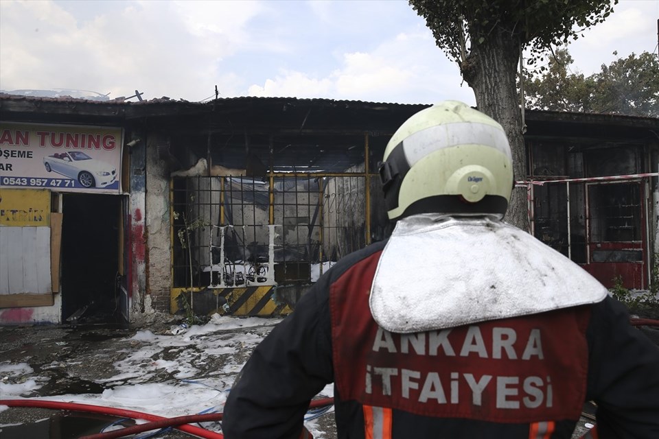 Ankara'da yangın