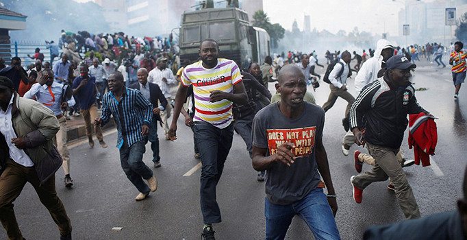 Kenya'da seçim protestosu : 24 ölü