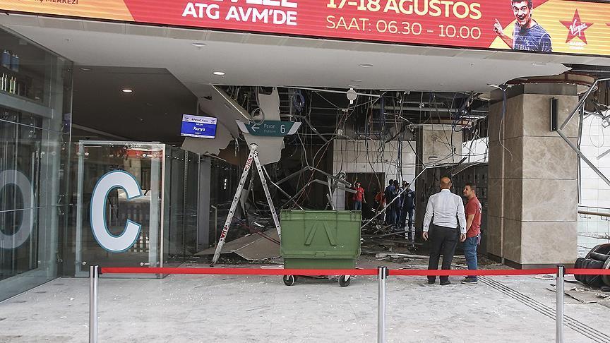 Açılışını geçen yıl Erdoğan yapmıştı: Ankara'da Yüksek Hızlı Tren Garı'nın tavanı çöktü!
