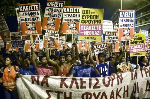 Yunanistan'da Altın Şafak karşıtı gösteride çatışma