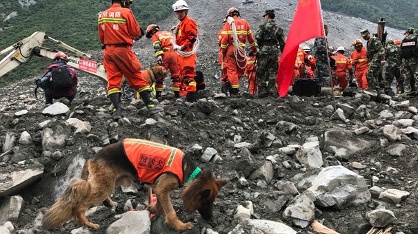 Çin'de heyelan: 7 ölü