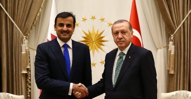 Erdoğan Katar Emiri'yle görüştü