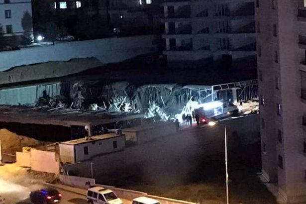 Ankara'da inşaatta göçük: 1'i ağır, 5 işçi yaralı